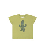 t-shirt boxy cactus vert mousse