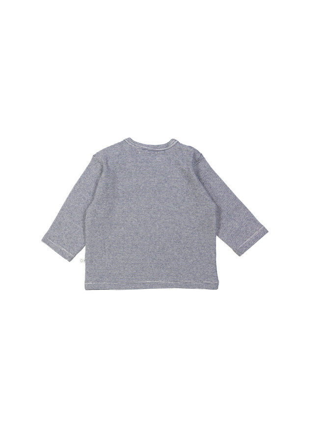 T-shirt streep blauw 09m-12m