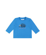 t-shirt mini prends ton temps bleu