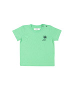 t-shirt mini crocoface groen 12m