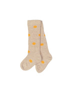 chaussettes dots beige