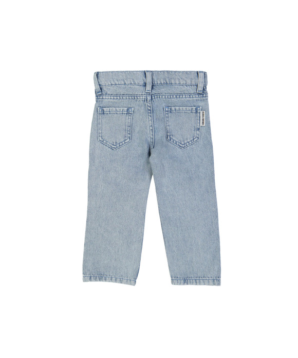 jeans regular zipper snow bleach