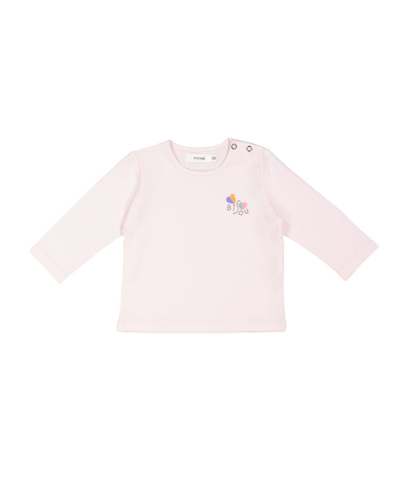 t-shirt mini bisou light pink