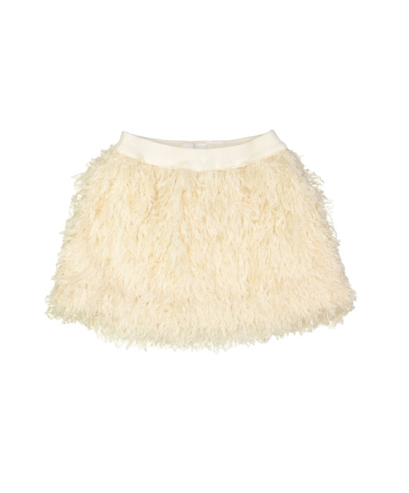 Skirt plume beige