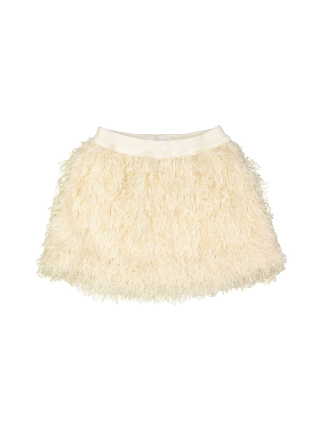 Skirt plume beige