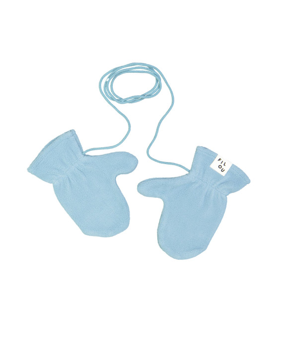 Mittens polar light blue