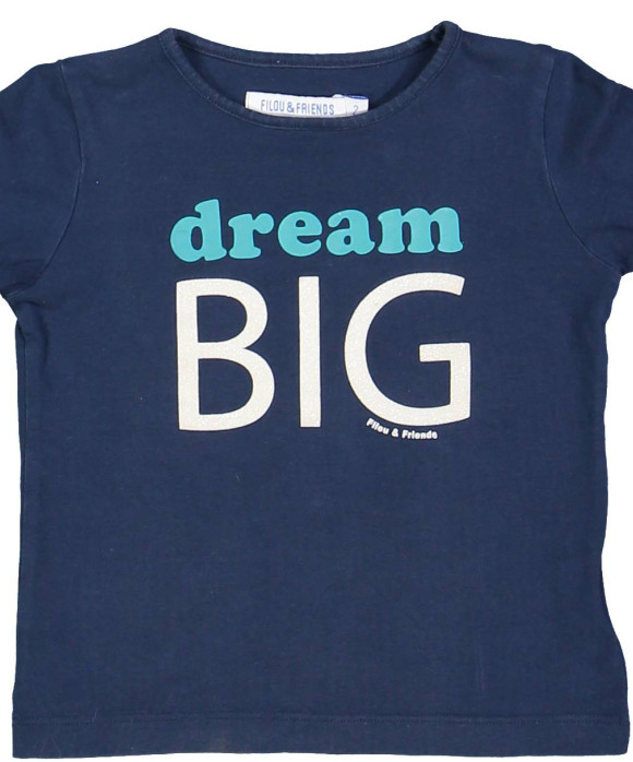 t-shirt blauw dream 02j
