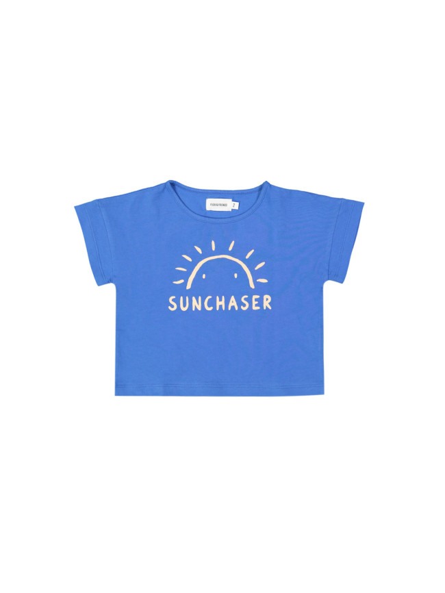 t-shirt sunchaser bright blue