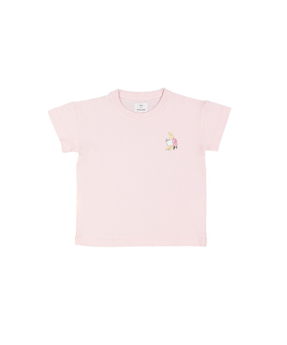 T-shirt livre rose clair