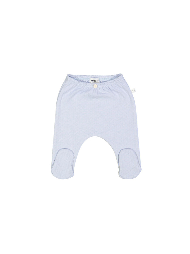 Pants feet ajour light blue