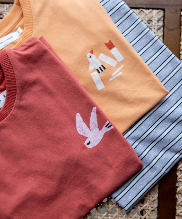 T-shirt mouette rouge