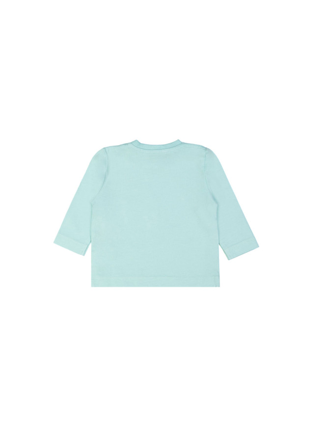 t-shirt mini Monsieur Ba_moon turquoise paste