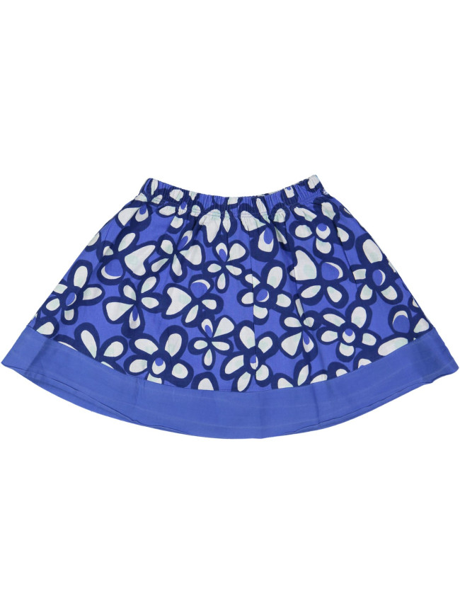 rok blauw bloem 04j