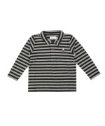 polo t-shirt big stripe grijs 04j
