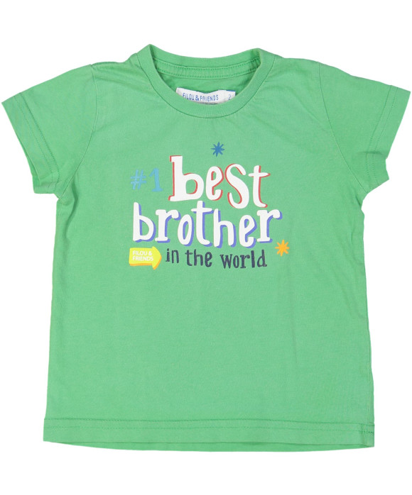 t-shirt groen best brother 02j