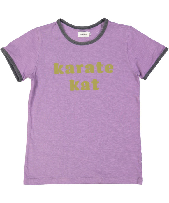 t-shirt paars karate kat 09j .