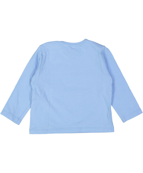 t-shirt blauw lucky baby 06m