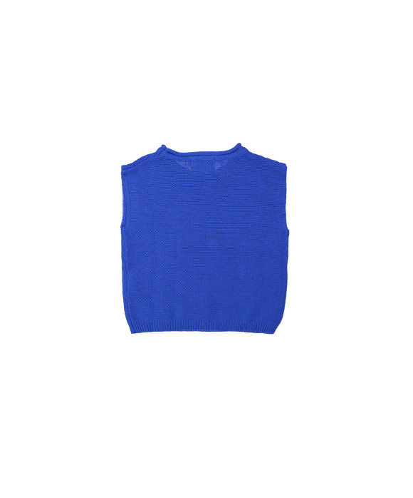 Debardeur blauw katoen