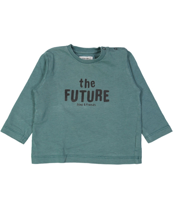 t-shirt groen the future 12m