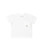 T-shirt mini streep basic wit 03m