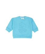 sweater mini treasure frog turkoois 09m