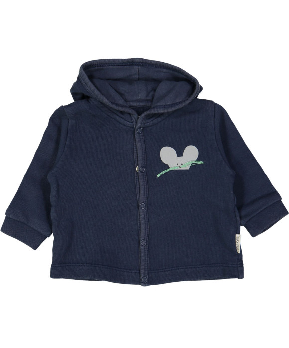 gilet molton blauw muis 01m