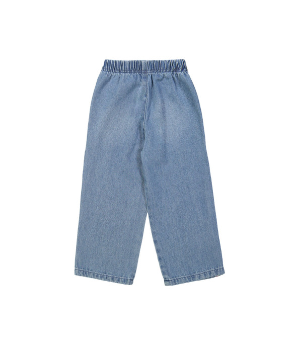 Jeans stone bleach lint 