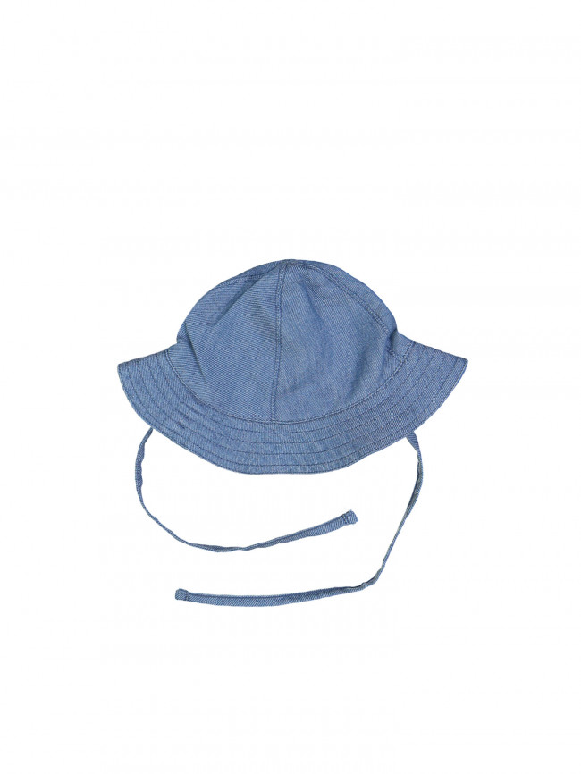 sun hat chambray blue