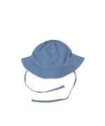 sun hat chambray blue