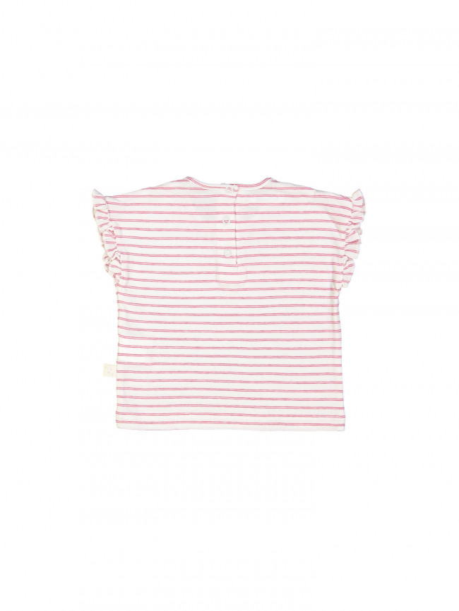 t-shirt mini streep fuchsia 03m