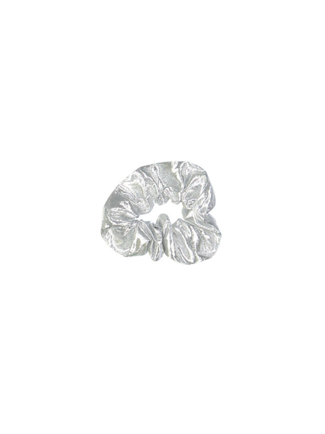 scrunchie silver