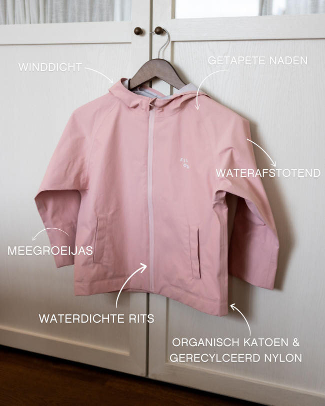 Summer coat old pink