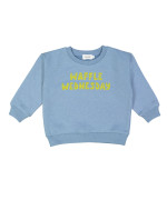 Sweater waffle light blue