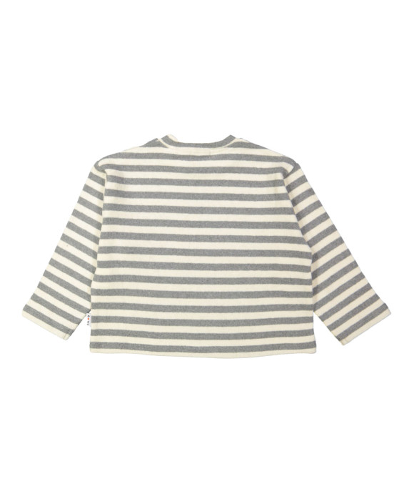 Sweater streep grijs 