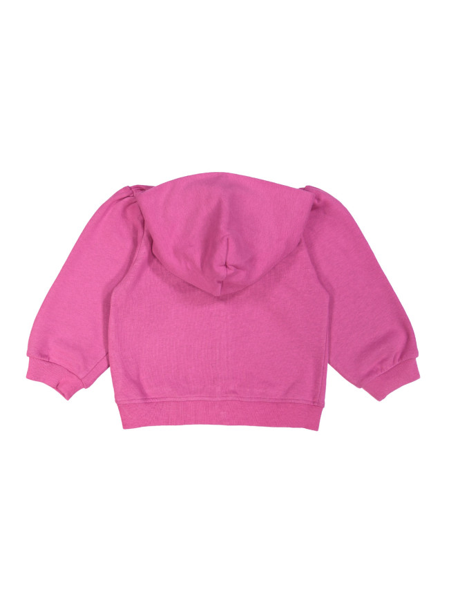 gilet capuchon fushia