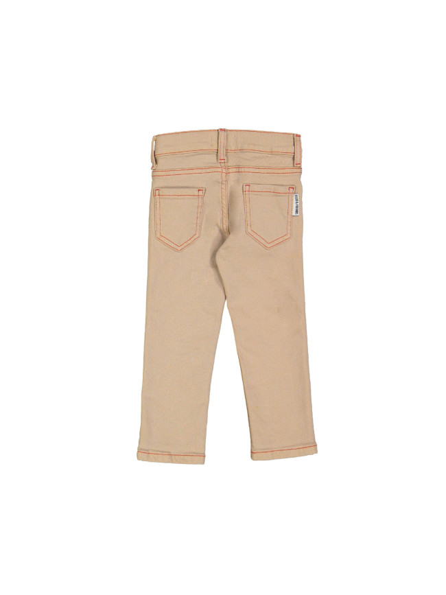 Jeans regular rits beige 03j