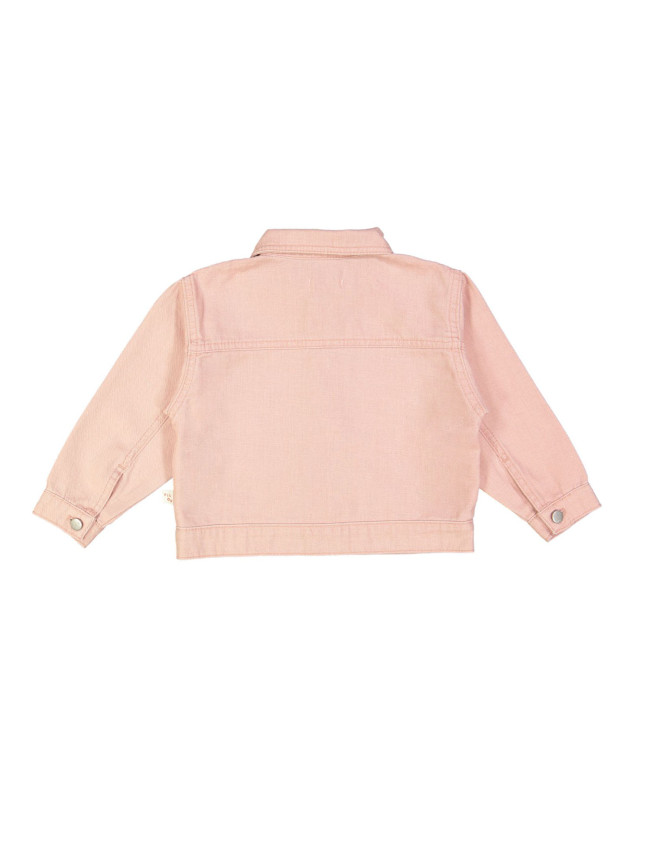 Veste en jean vieux rose