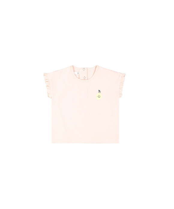 t-shirt mini limone lichtroze