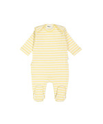 Pyjama rib streep geel 00m