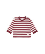 t-shirt mini rayure bordeaux