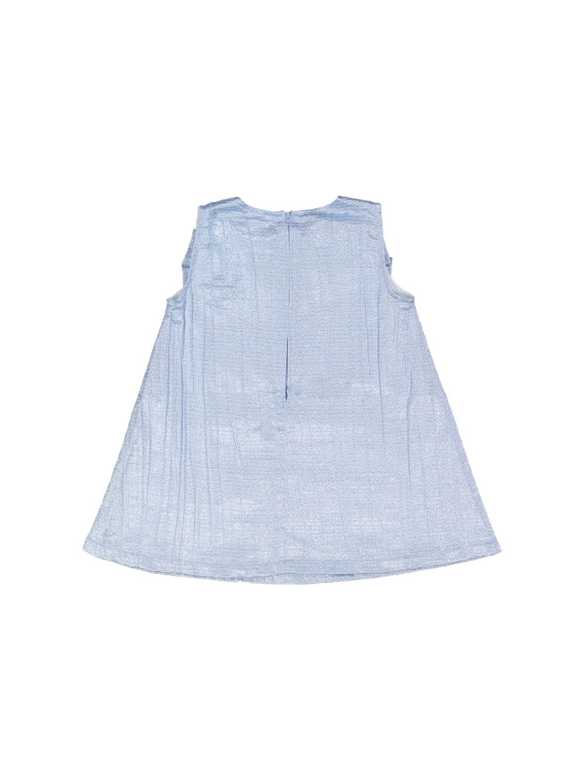 Dress metallic light blue