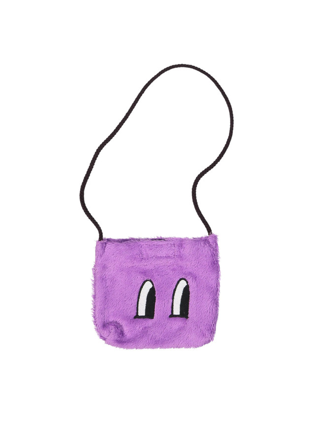 bag furry purple