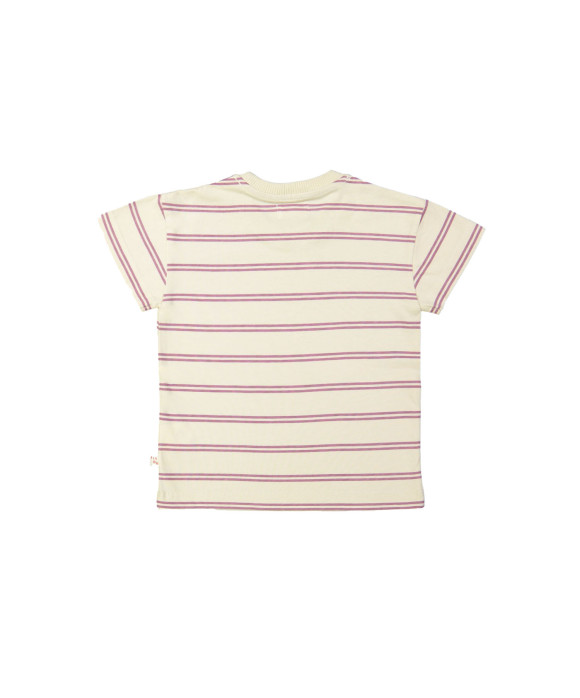 T-shirt stripe mauve