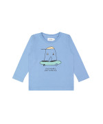 t-shirt skater grijsblauw 06j