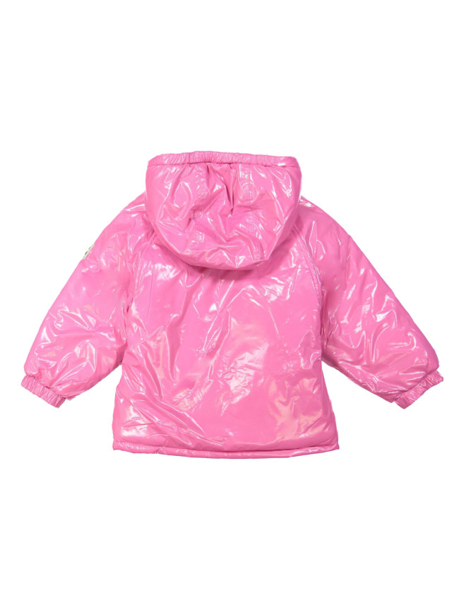 Veste hiver rose vif