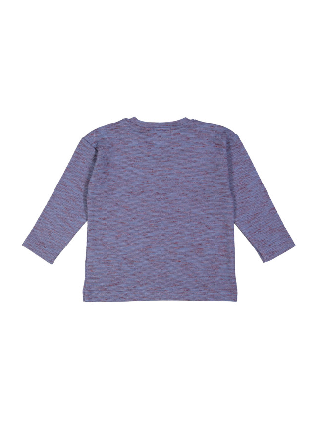 T-shirt melange gray-blue