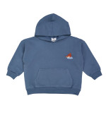 Sweater hoodie fox navy