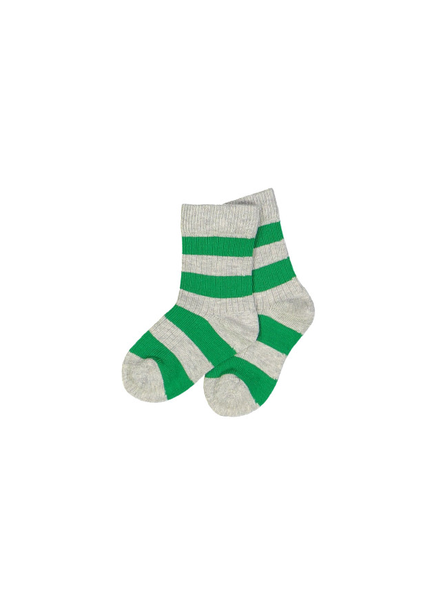 Socks stripe green