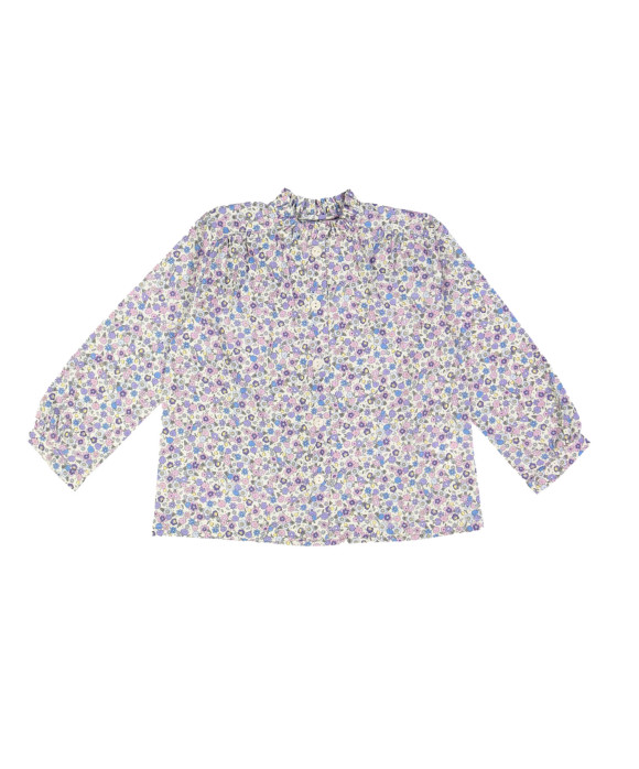 Blouse flowers lilac