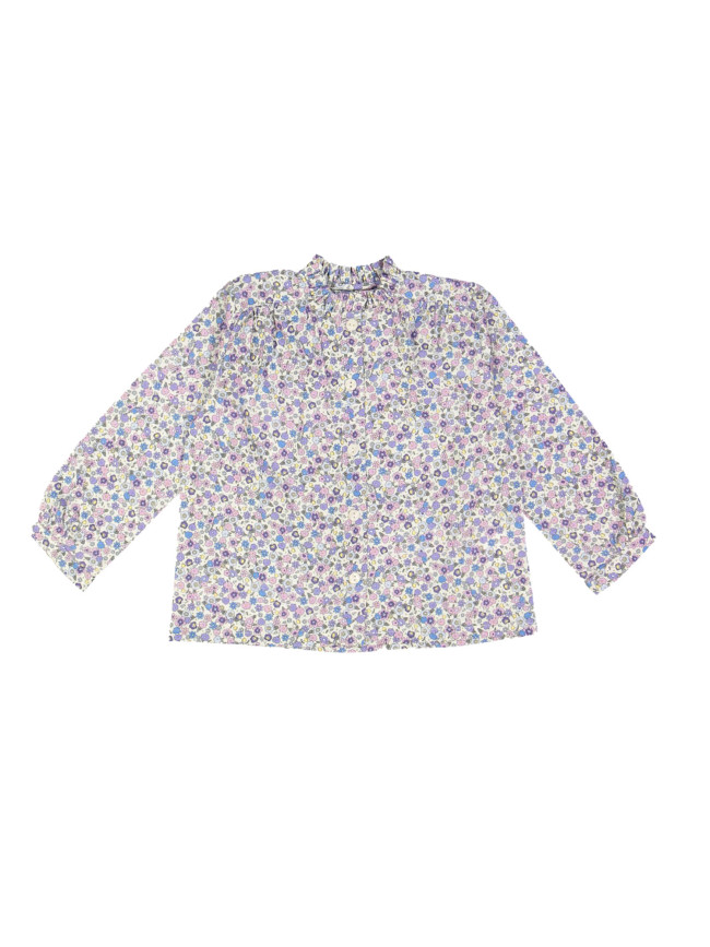 Blouse flowers lilac